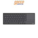 คีย์บอร์ด Rapoo E900T Wireless Touch Keyboard สีดำSpeedCom