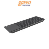 คีย์บอร์ด Rapoo E900T Wireless Touch Keyboard สีดำSpeedCom