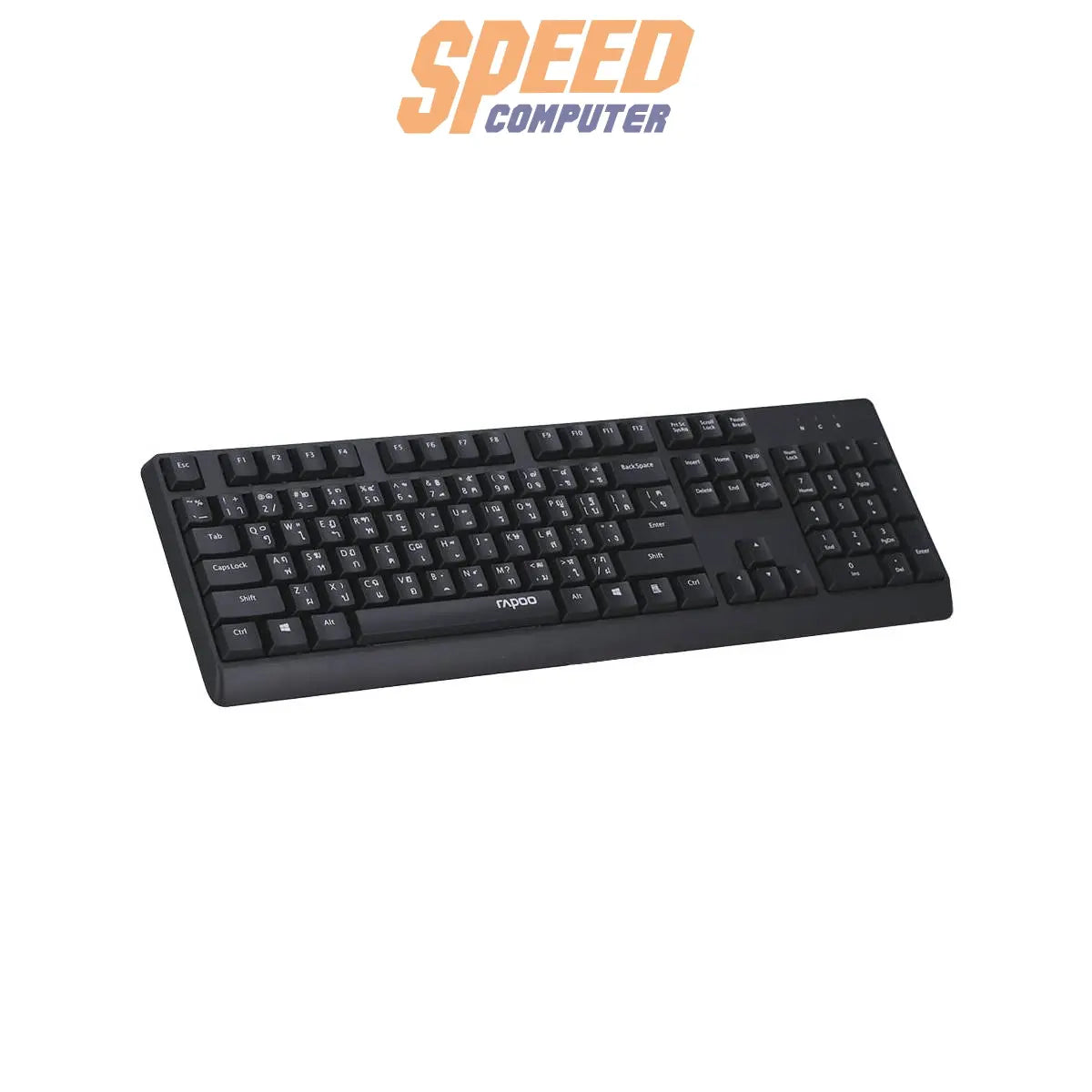 คีย์บอร์ด Rapoo NK1900 - BK USB 2.0 - SpeedCom