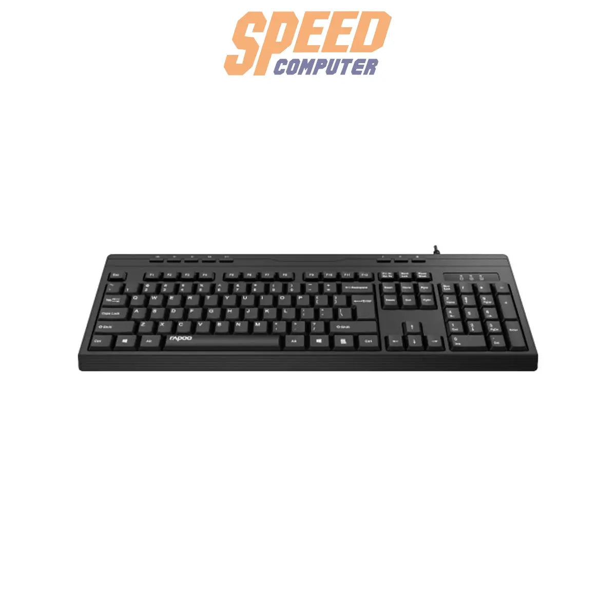 คีย์บอร์ด Rapoo NK2400 - BK USB - A - SpeedCom