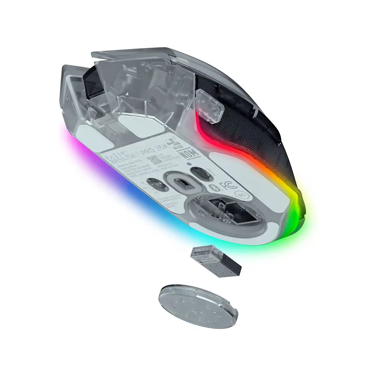 เมาส์ไร้สาย Razer Basilisk V3 PRO 35K Wireless Phantom Edition