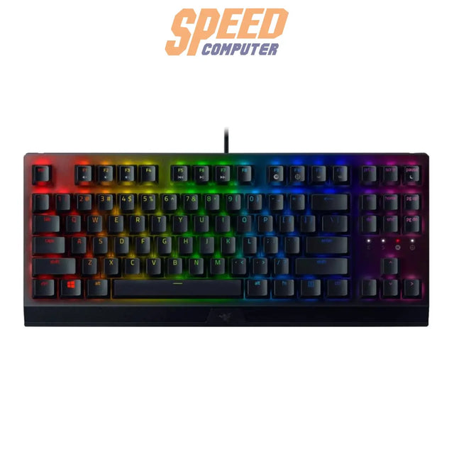 คีย์บอร์ด Razer Blackwidow V3 Tenkeyless RGB สีดำ - SpeedCom