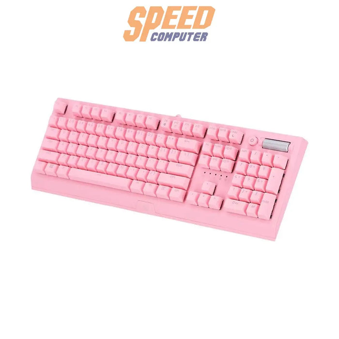 คีย์บอร์ด Razer Gaming Blackwidow V3 สีชมพู - SpeedCom