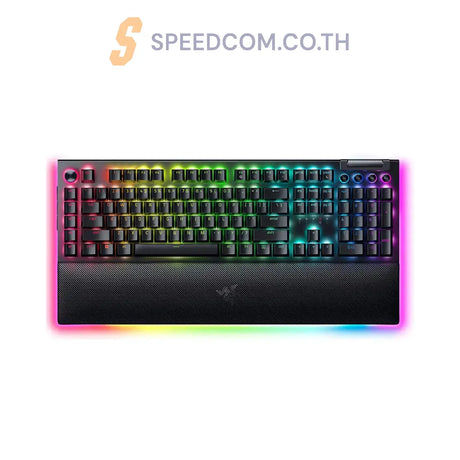 คีย์บอร์ด Razer Gaming Blackwidow V4 Pro Wireless สีดำ - SpeedCom