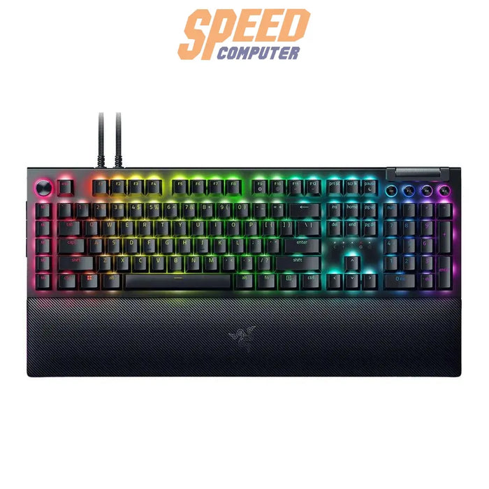 คีย์บอร์ด Razer Gaming Blackwidow V4 Pro สีดำ - SpeedCom