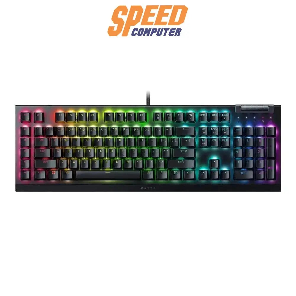 คีย์บอร์ด Razer Gaming Blackwidow V4 X สีดำ - SpeedCom