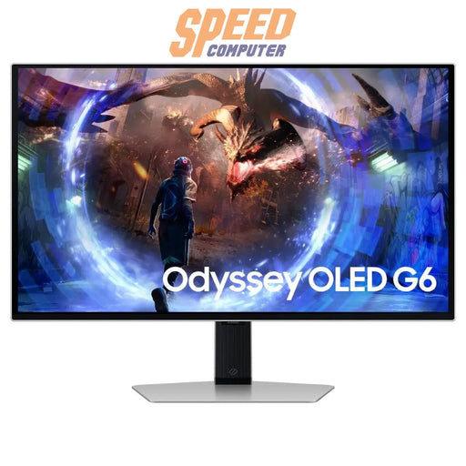 จอมอนิเตอร์ SAMSUNG LS27DG602SEXXT 27.0" OLED 360Hz สีเทา - SpeedCom