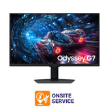 จอมอนิเตอร์ Samsung Odyssey G7 G70F-LS27FG702EEXXT 27.0" 4K 180Hz สีดำ - SpeedCom