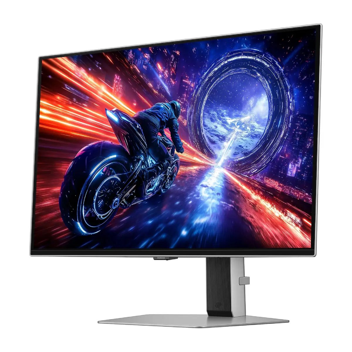 จอมอนิเตอร์ SAMSUNG Odyssey G6 G60SF 27.0" OLED QHD 500Hz สีเงิน - Speedcom