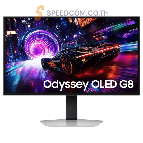 จอมอนิเตอร์ SAMSUNG Odyssey G8 G81SF 27.0" OLED 240Hz สีเงิน - Speedcom