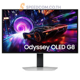 จอมอนิเตอร์ SAMSUNG Odyssey G8 G81SF 27.0" OLED 240Hz สีเงิน - Speedcom