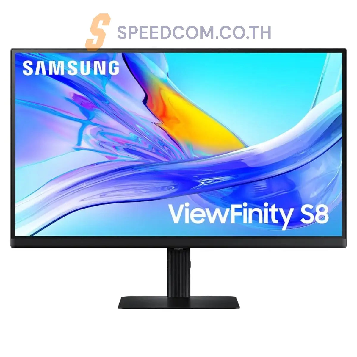 จอมอนิเตอร์ SAMSUNG ViewFinity S8 LS27D804UAEXXT 27.0" IPS 60Hz 4K สีดำ - SpeedCom
