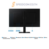 จอมอนิเตอร์ SAMSUNG ViewFinity S8 LS27D804UAEXXT 27.0" IPS 60Hz 4K สีดำ - SpeedCom