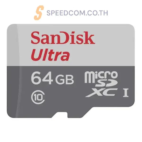 ไมโครเอสดีการ์ด SANDISK ULTRA SDXC CLASS 10 64 GB - SpeedCom