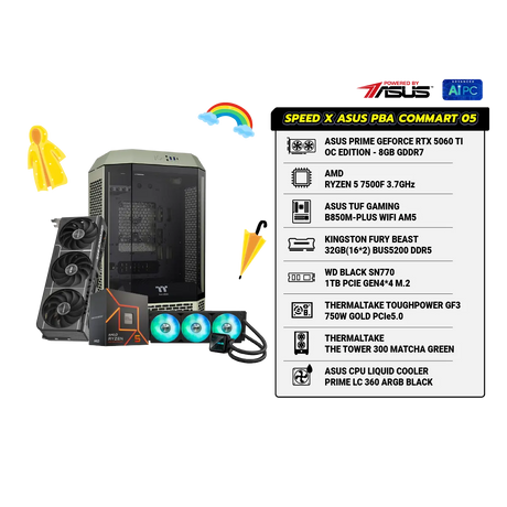 คอมประกอบ SPEED X ASUS PBA Powered By ASUS 05 - 51KSpeedCom