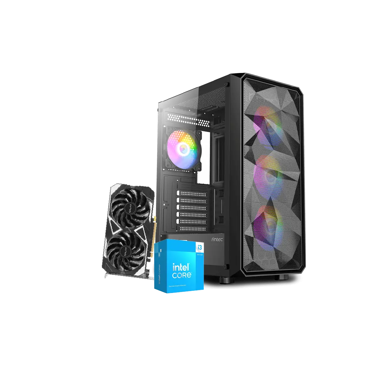 คอมประกอบ SPOL-ANTEC SET 1-i3-14100F-16GB-512GB-3050 - SpeedCom