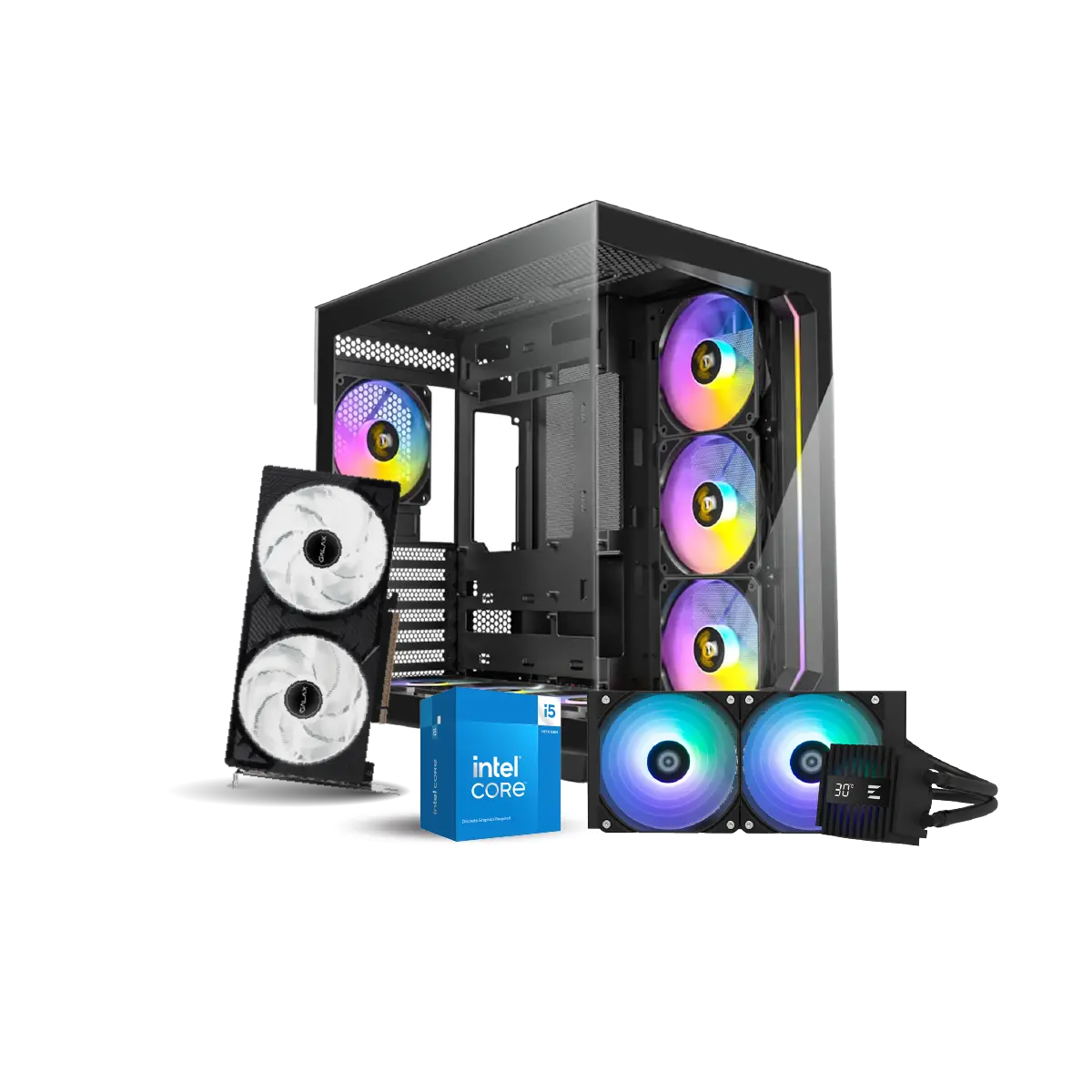 คอมประกอบ SPOL-ANTEC SET 3-i5-14400F-32GB-1TB-5070 - SpeedCom