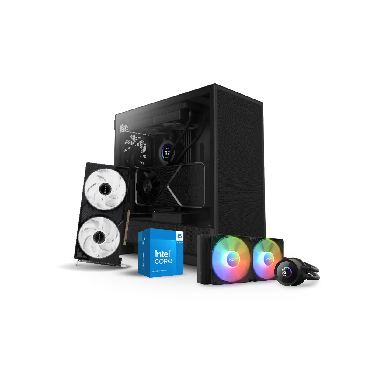 คอมประกอบ SPOL-NZXT SET 1- i5-14400F-32GB-1TB-5060 - SpeedCom