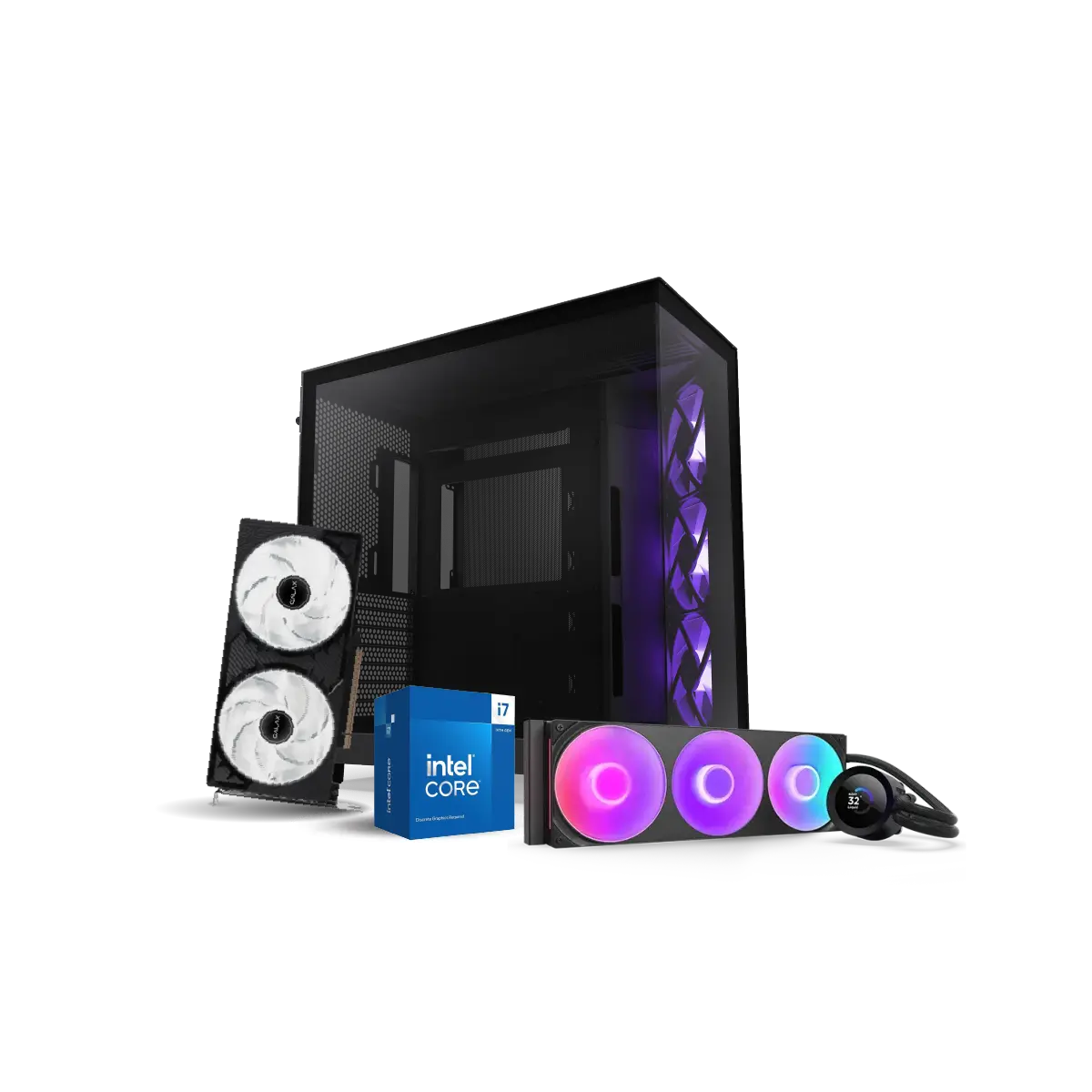 คอมประกอบ SPOL-NZXT SET 3-i7-14700F-32GB-1TB-5070 - SpeedCom