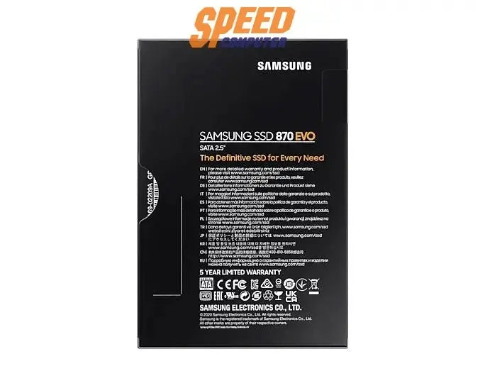 เอสเอสดี Samsung 870 EVO 500GB SATA 2.5 MZ - 77E500BW - SpeedCom