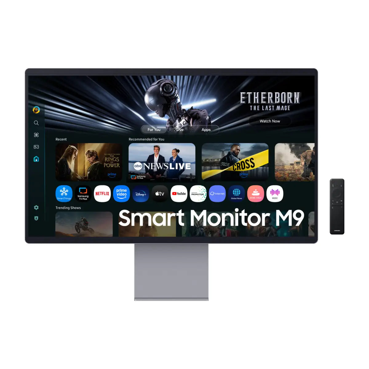จอมอนิเตอร์ Samsung M9 M90SF LS32FM902SEXXT 32.0" 4K Vision AI สีเงิน - SpeedCom
