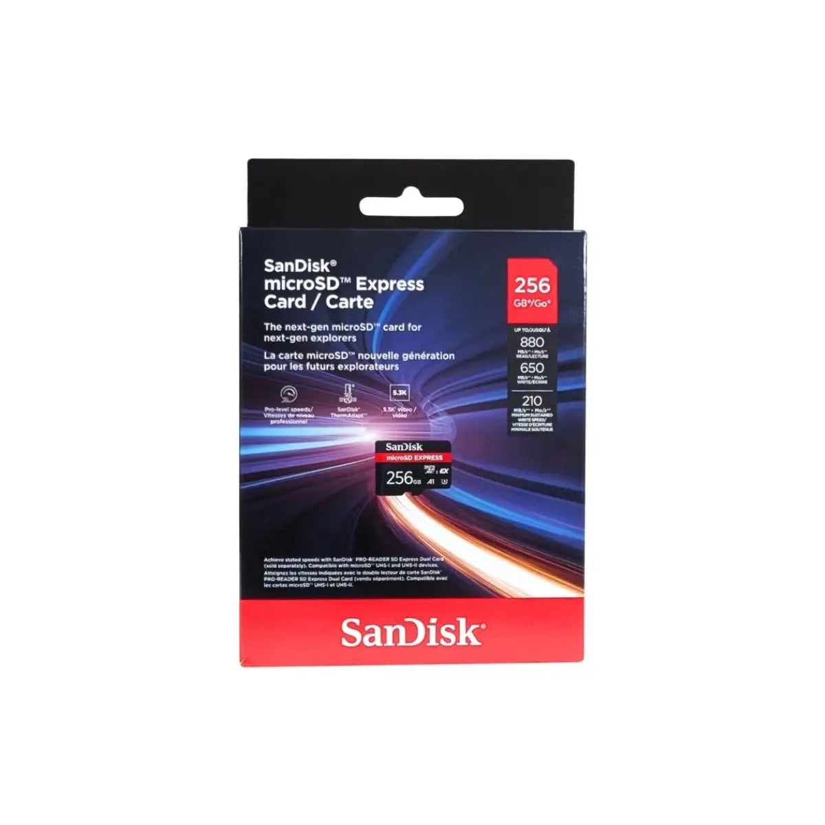 เมมโมรี่การ์ด SanDisk microSD Express Card 256 GB (SDSQXFN-256G-GN4NN)