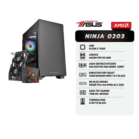 คอมประกอบ Set NINJA 0203 Powered By ASUSSpeedCom