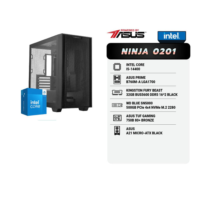 คอมประกอบ Set NINJA 0201 Powered By ASUSSpeedCom