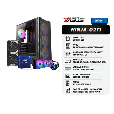 คอมประกอบ Set NINJA 0211 Powered By ASUSSpeedCom