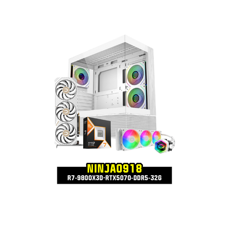 คอมประกอบ Set NINJA0918-R7-9800X3D-RTX5070-DDR5-32G