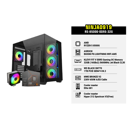 คอมประกอบ Set NINJA0919-R5-8500G-DDR5-32G