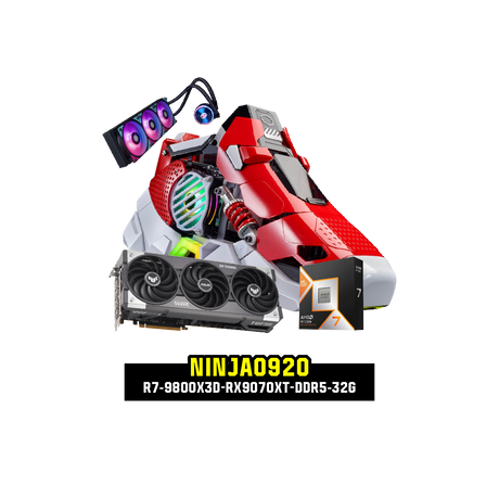 คอมประกอบ Set NINJA0920-R7-9800X3D-RX9070XT-DDR5-32G
