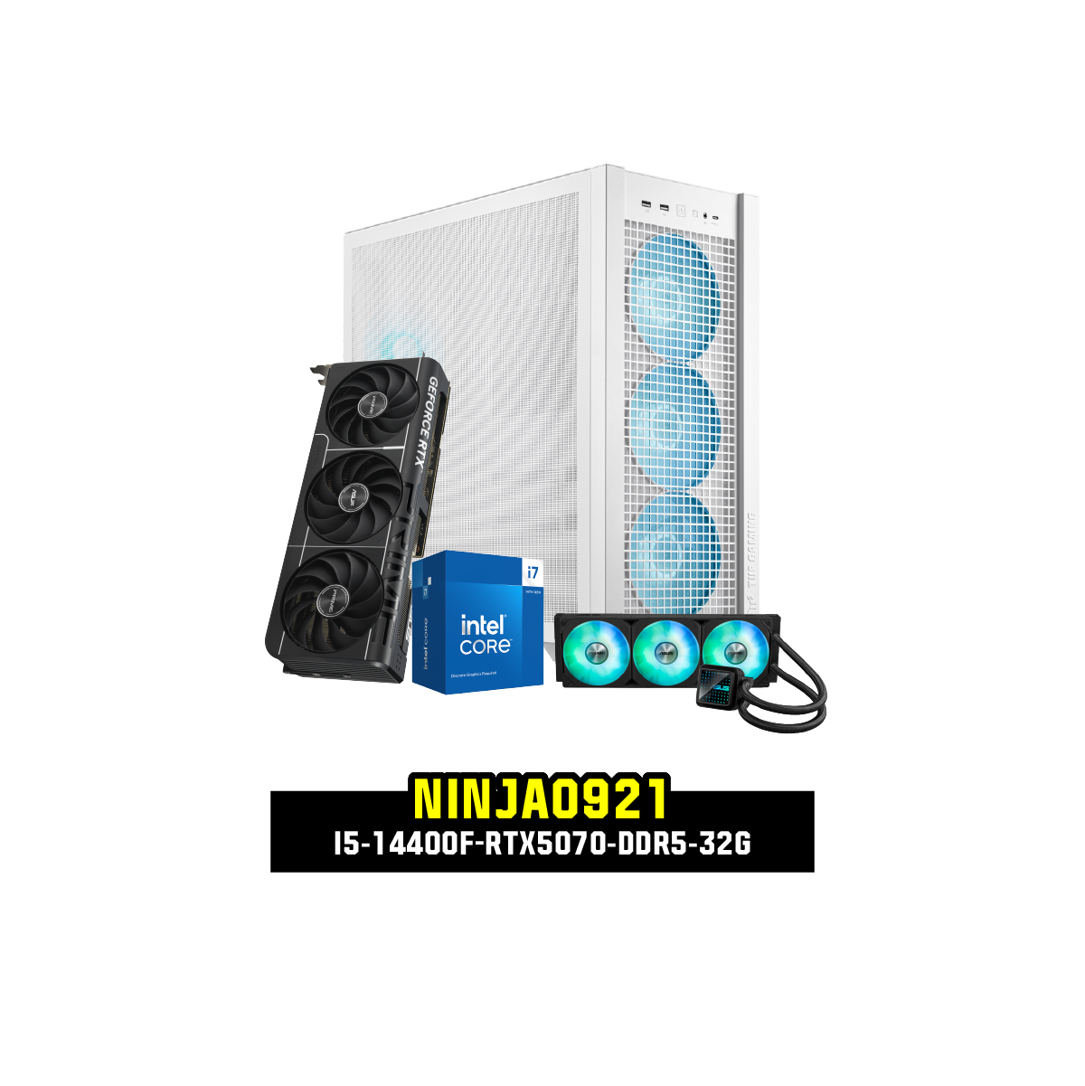 คอมประกอบ Set NINJA0921-I5-14400F-RTX5070-DDR5-32G