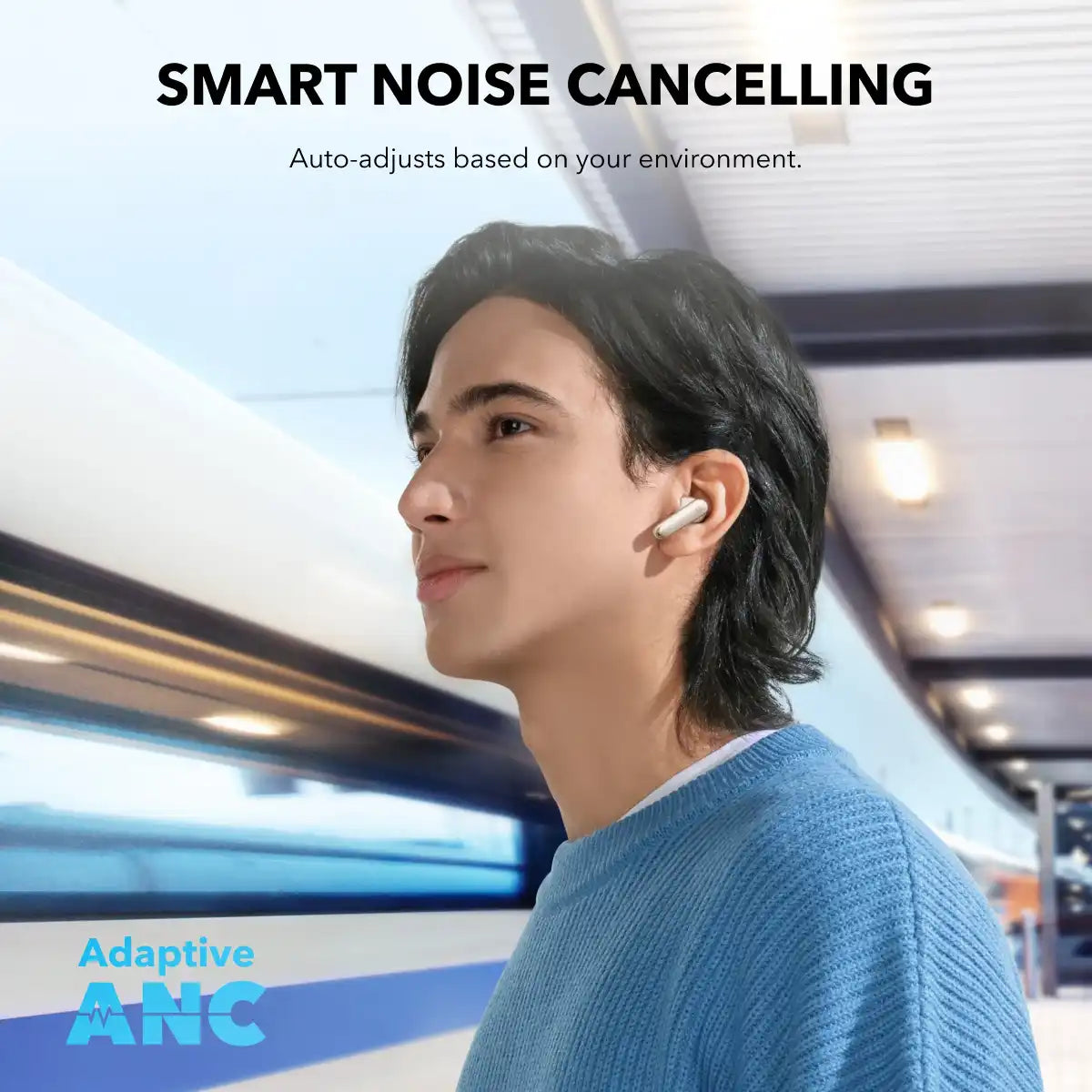 หูฟังอินเอียร์ไร้สาย Anker Soundcore P40i ANC 6Mic PT12/60Hr iPX5