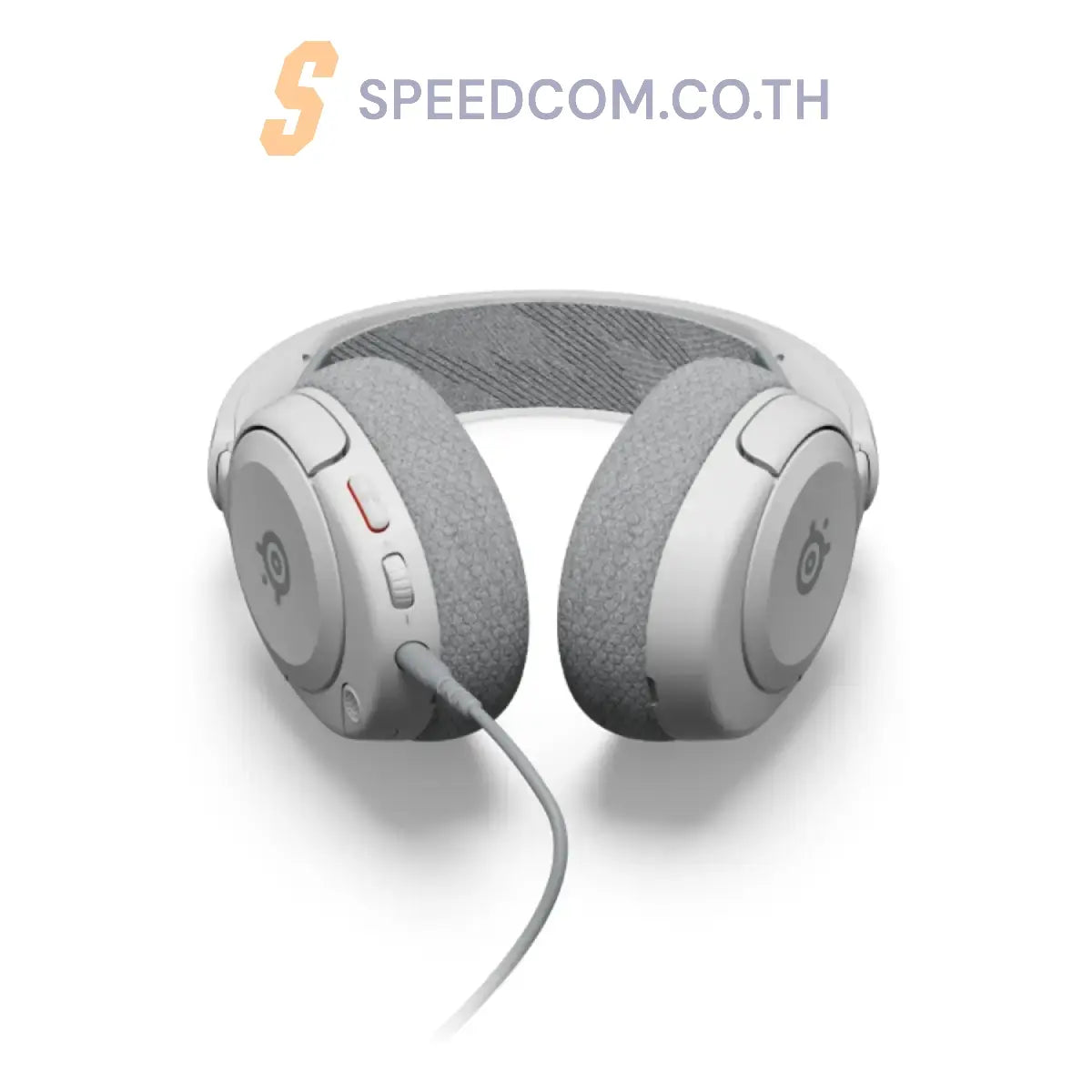 หูฟังเกมมิ่ง SteelSeries Arctis Nova 1P สีขาว น้ำหนักเบา เสียงคมชัด พร้อมไมโครโฟนตัดเสียงรบกวน เหมาะสำหรับเล่นเกมบน PlayStation, PC และแพลตฟอร์มอื่น ๆ