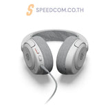 หูฟังเกมมิ่ง SteelSeries Arctis Nova 1P สีขาว น้ำหนักเบา เสียงคมชัด พร้อมไมโครโฟนตัดเสียงรบกวน เหมาะสำหรับเล่นเกมบน PlayStation, PC และแพลตฟอร์มอื่น ๆ