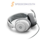 หูฟังเกมมิ่ง SteelSeries Arctis Nova 1P สีขาว น้ำหนักเบา เสียงคมชัด พร้อมไมโครโฟนตัดเสียงรบกวน เหมาะสำหรับเล่นเกมบน PlayStation, PC และแพลตฟอร์มอื่น ๆ