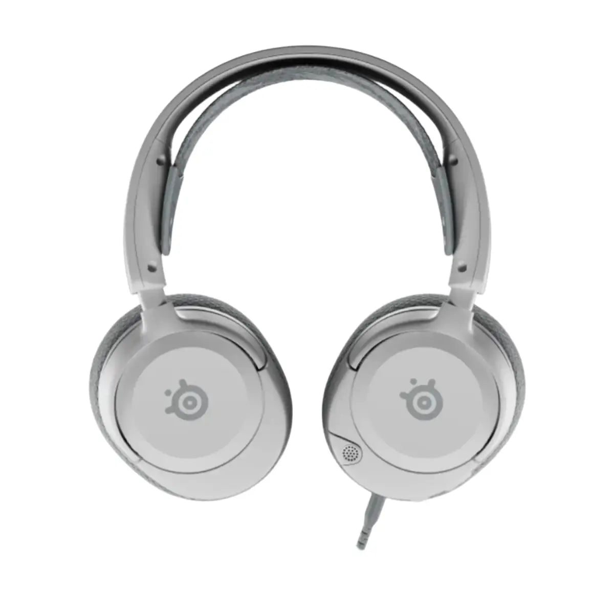 หูฟังเกมมิ่ง SteelSeries Arctis Nova 1P สีขาว น้ำหนักเบา เสียงคมชัด พร้อมไมโครโฟนตัดเสียงรบกวน เหมาะสำหรับเล่นเกมบน PlayStation, PC และแพลตฟอร์มอื่น ๆ