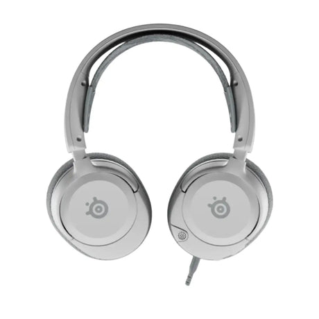 หูฟังเกมมิ่ง SteelSeries Arctis Nova 1P สีขาว น้ำหนักเบา เสียงคมชัด พร้อมไมโครโฟนตัดเสียงรบกวน เหมาะสำหรับเล่นเกมบน PlayStation, PC และแพลตฟอร์มอื่น ๆ