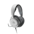 หูฟังเกมมิ่ง SteelSeries Arctis Nova 1P สีขาว น้ำหนักเบา เสียงคมชัด พร้อมไมโครโฟนตัดเสียงรบกวน เหมาะสำหรับเล่นเกมบน PlayStation, PC และแพลตฟอร์มอื่น ๆ