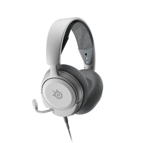 หูฟังเกมมิ่ง SteelSeries Arctis Nova 1P สีขาว น้ำหนักเบา เสียงคมชัด พร้อมไมโครโฟนตัดเสียงรบกวน เหมาะสำหรับเล่นเกมบน PlayStation, PC และแพลตฟอร์มอื่น ๆ