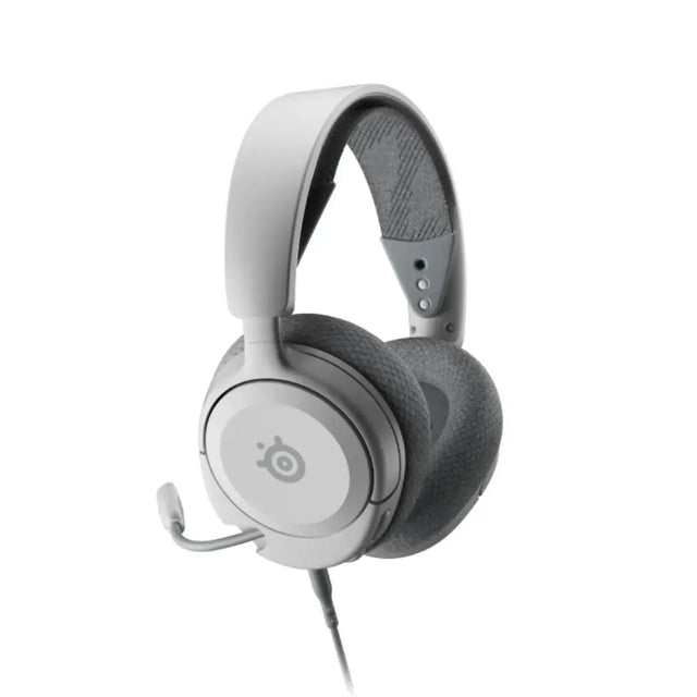 หูฟังเกมมิ่ง SteelSeries Arctis Nova 1P สีขาว น้ำหนักเบา เสียงคมชัด พร้อมไมโครโฟนตัดเสียงรบกวน เหมาะสำหรับเล่นเกมบน PlayStation, PC และแพลตฟอร์มอื่น ๆ