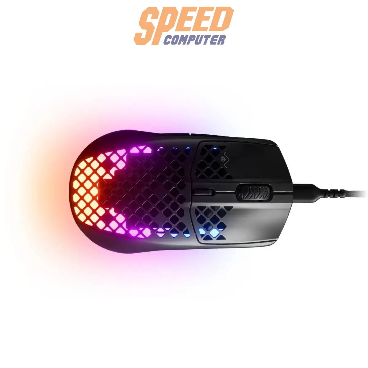 เมาส์ Steelseries Aerox 3 สีดำ (Black Onyx) - SpeedCom