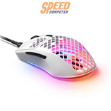 เมาส์ Steelseries Aerox 3 สีขาว (Snow)SpeedCom
