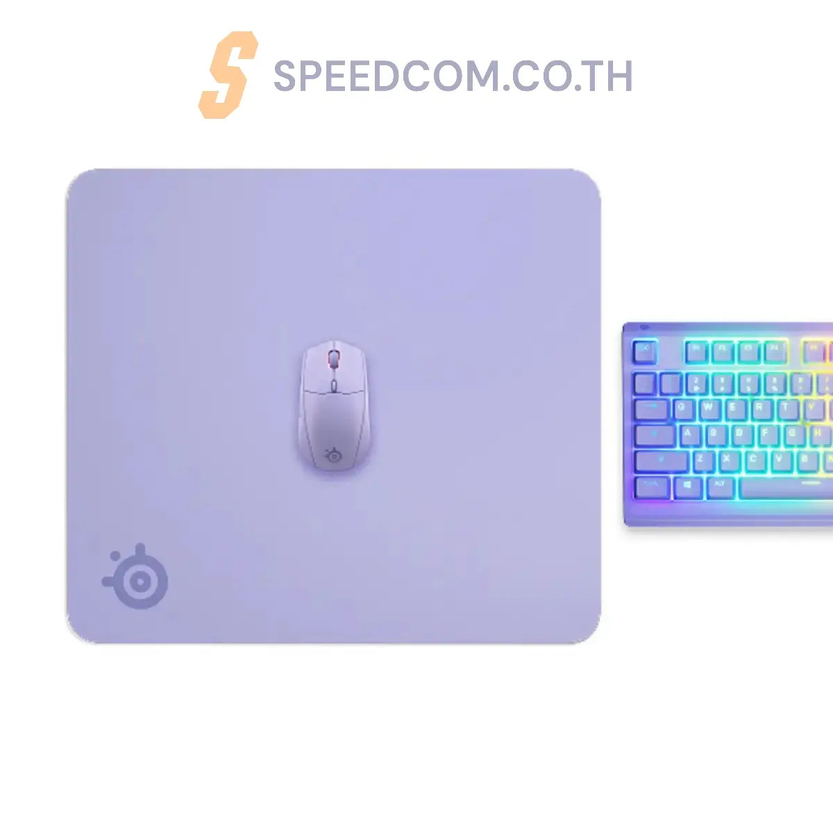 แผ่นรองเมาส์ Steelseries QCK LARGE สีดำ - SpeedCom