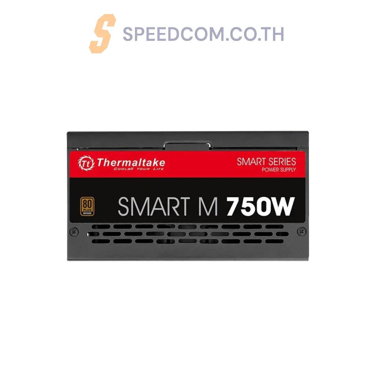 อุปกรณ์จ่ายไฟ THERMALTAKE SMART M 750W 80 PLUS Bronze สีดำ - SpeedCom