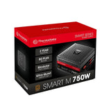 อุปกรณ์จ่ายไฟ THERMALTAKE SMART M 750W 80 PLUS Bronze สีดำ - SpeedCom