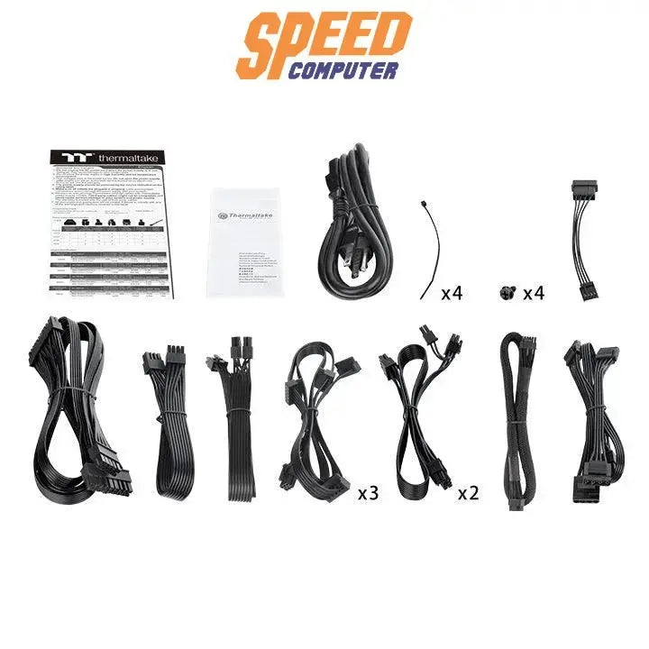 อุปกรณ์จ่ายไฟ THERMALTAKE TOUGHPOWER GF3 750W 80 PLUS GOLD ATX PS - TPD - 0750F4FAGE - 1 สีดำ - SpeedCom