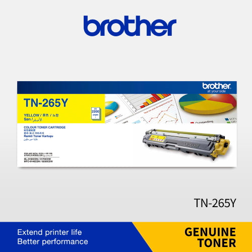 หมึกพิมพ์เลเซอร์ Brother Toner TN-265Y สีเหลือง