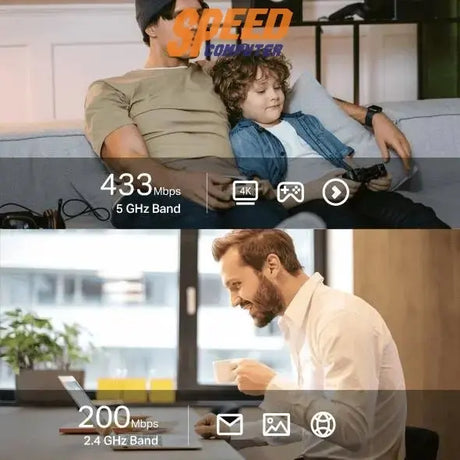 อุปกรณ์รับสัญญาณไวไฟ TP - Link ARCHER T2UB NANO - SpeedCom